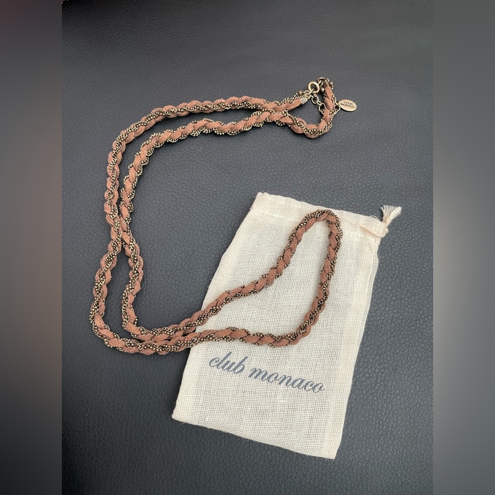Club Monaco leather wrap bracelet